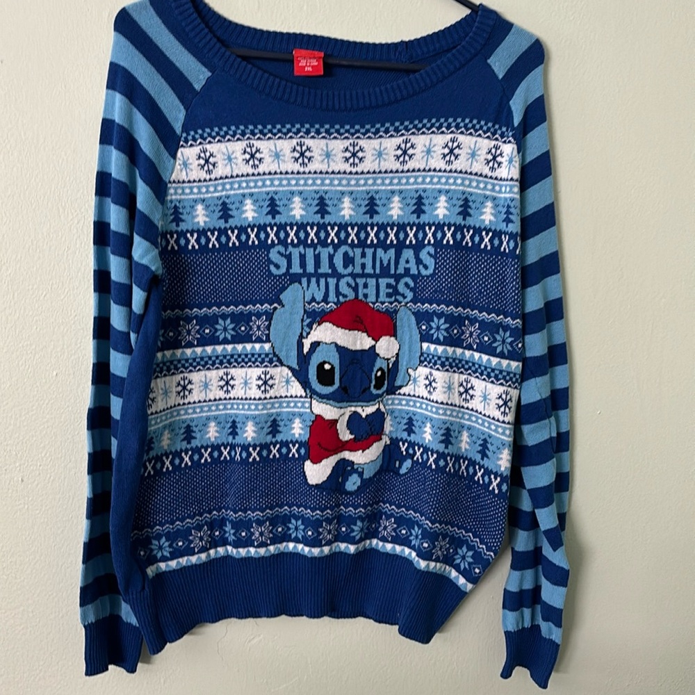 Disney Stitch Christmas Sweater